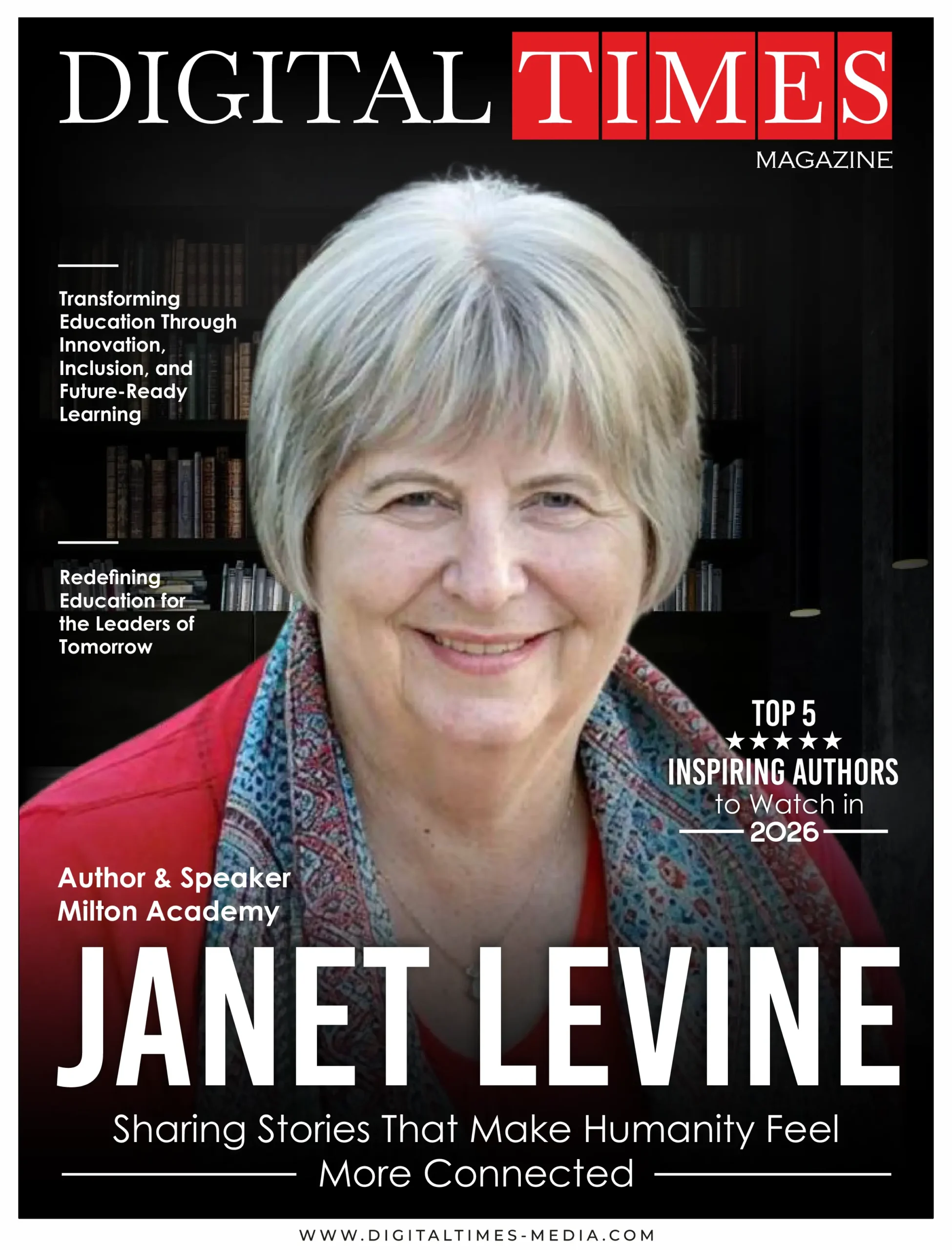 Janet Levine’s perspective on storytelling as a force that preserves memory, builds empathy, and connects humanity across conflict and change.